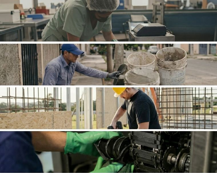 Equipo de Grupo SUMA trabajando en mantenimiento, obras y limpieza industrial